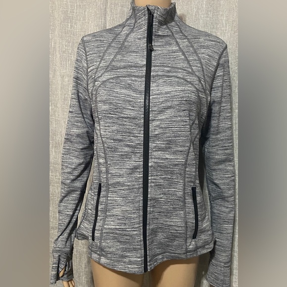 Lululemon Define Jacket speckled gray-Size:10- - Picture 2 of 11